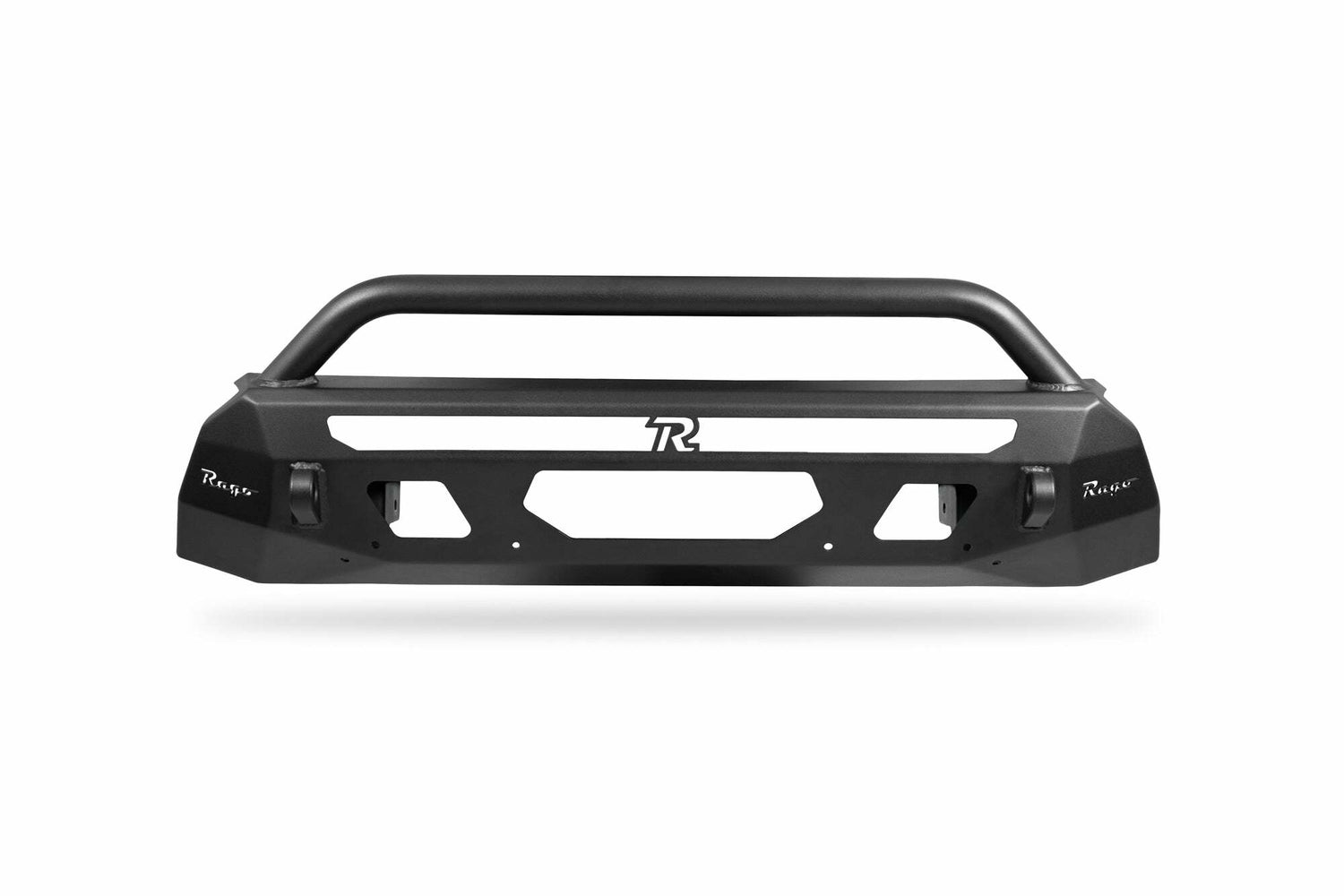 Rago Fabrication - 2016-2023 Toyota Tacoma Center Mount Winch Front Bumper w/ Top Hoop - F6804022001NA