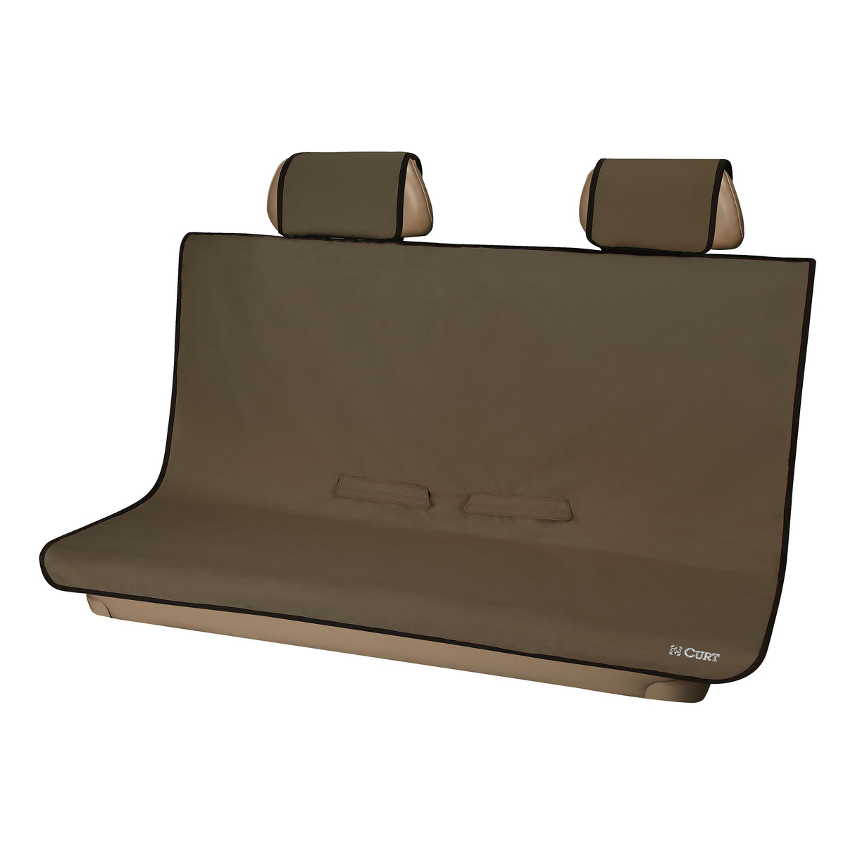 Curt - Seat Defender 58" x 55" Removable Waterproof Brown Bench Seat Cover - 18512