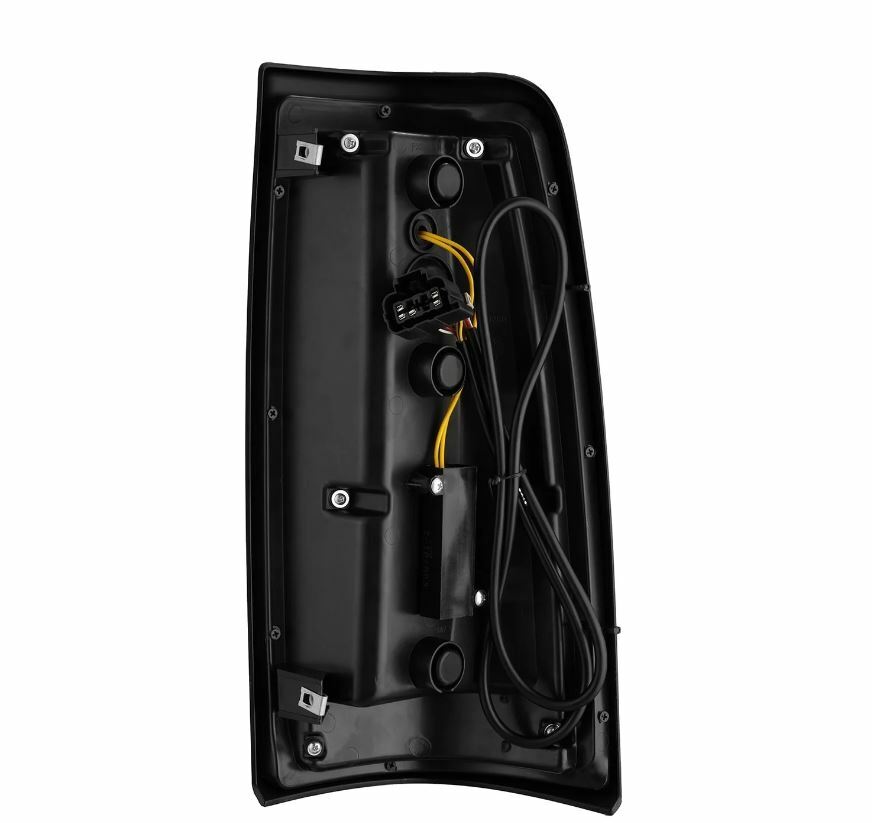 AlphaRex 620007 LED Taillights Black Red