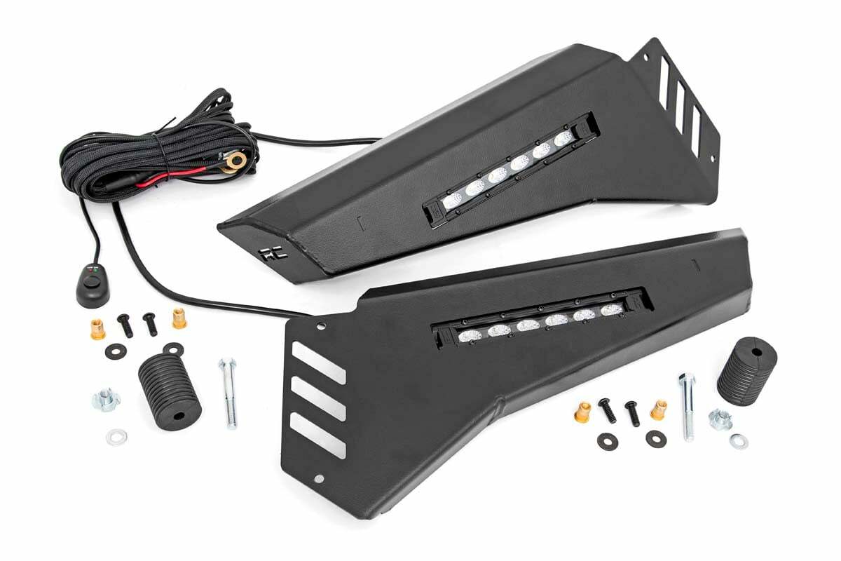 Rough Country - Bumper Wings - No Stinger - 6" Led Combo - Honda Pioneer 1000 Pioneer 1000-5 - 92023