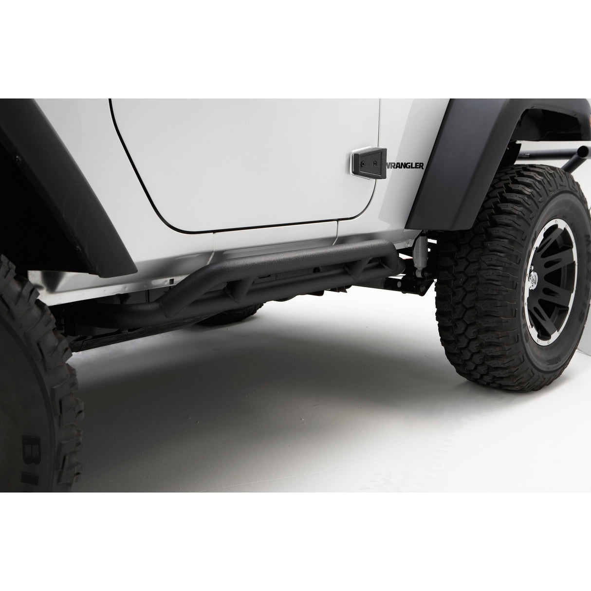 Rugged Ridge - RRC Rocker Guards, Black; 07-16 Jeep Wrangler JK - 11504.23