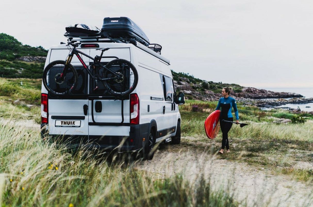 Thule - Elite Van XT Bike Rack For Vans Fiat Ducato, Citroën Jumper, Peugeot Boxer, Ram Pro Master Black - 302013