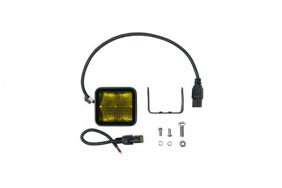 DV8 Offroad - 3-Inch Elite Series LED Amber Pod Light - BE3EW40W-A