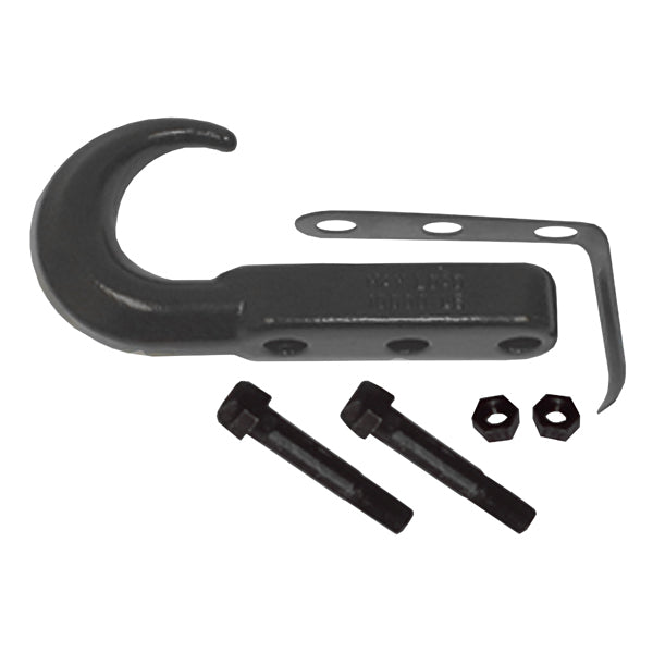 Rugged Ridge - Front Tow Hook, Black; 42-02 Jeep CJ/Wrangler YJ/TJ - 11236.02
