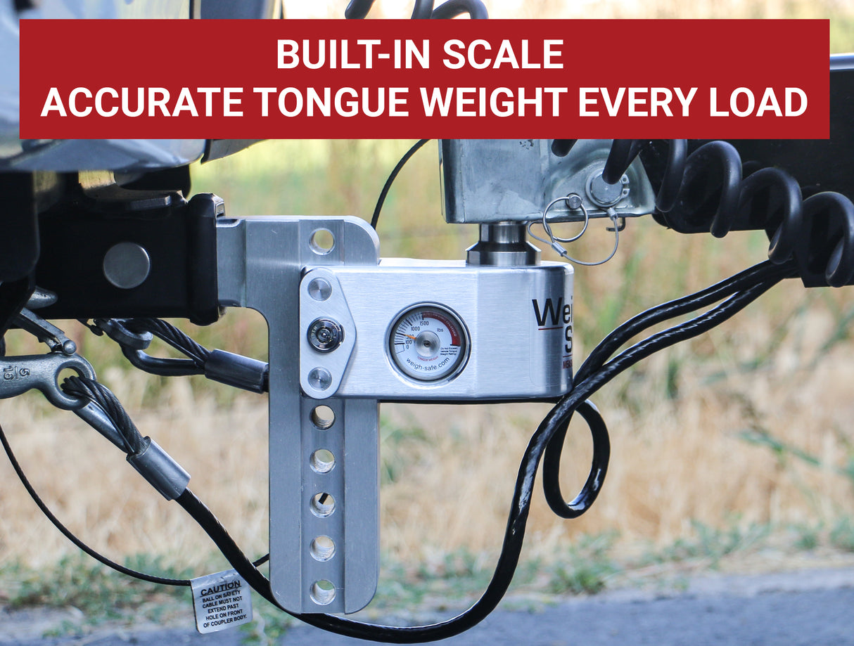 Weigh Safe - 10" Drop Hitch with 2" Shank Keyed Alike WS05 Included