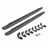 Go Rhino 69641580ST - RB30 Slim Line Running Boards with Mounting Bracket Kit - Protective Bedliner Coating