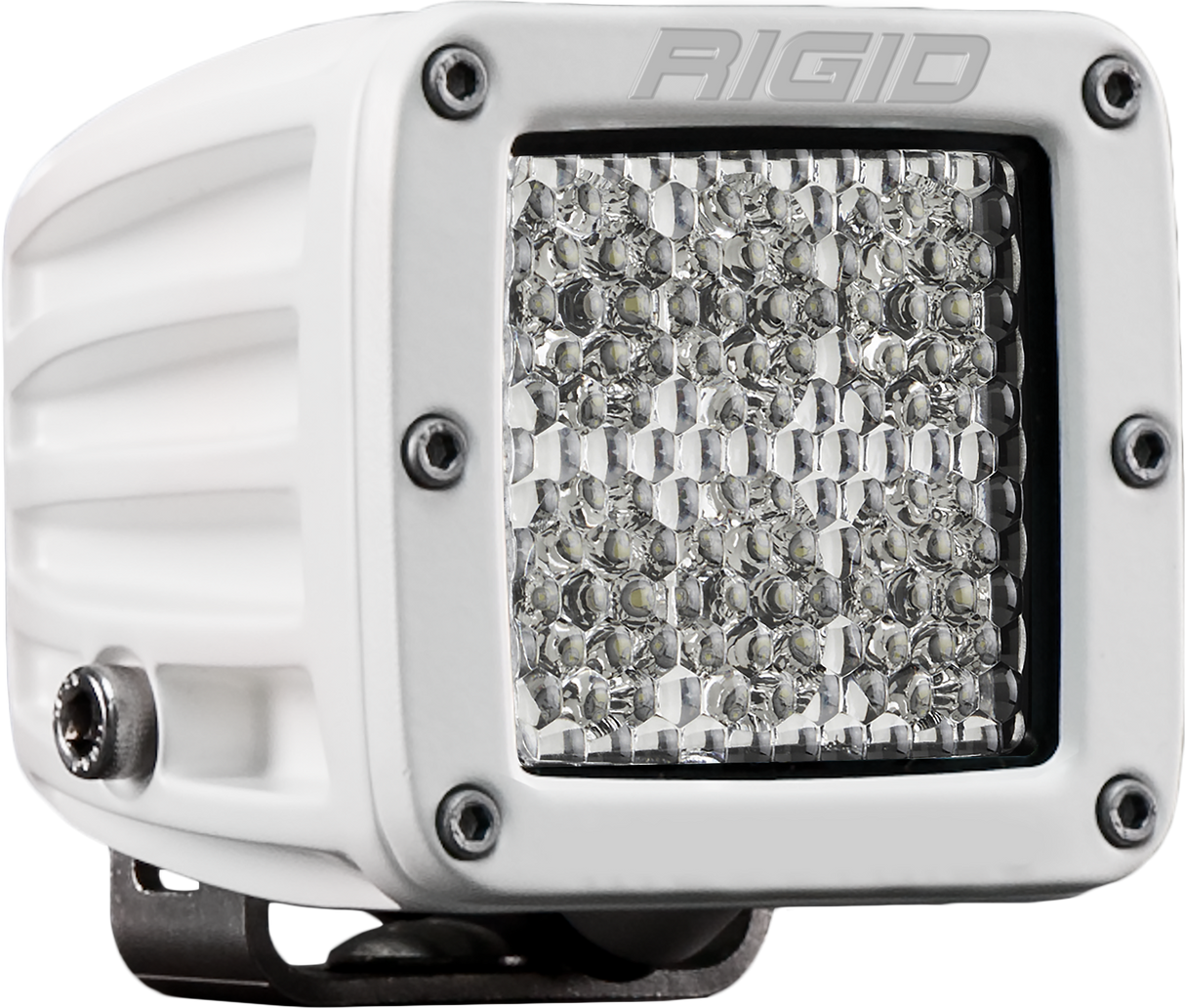 RIGID D-Series PRO Light, Drive Diffused, Surface Mount, White Housing, Single