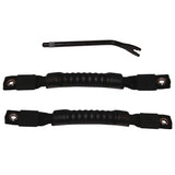 Rugged Ridge - Door Pull Straps, Black; 97-06 Jeep Wrangler TJ - 11826.01