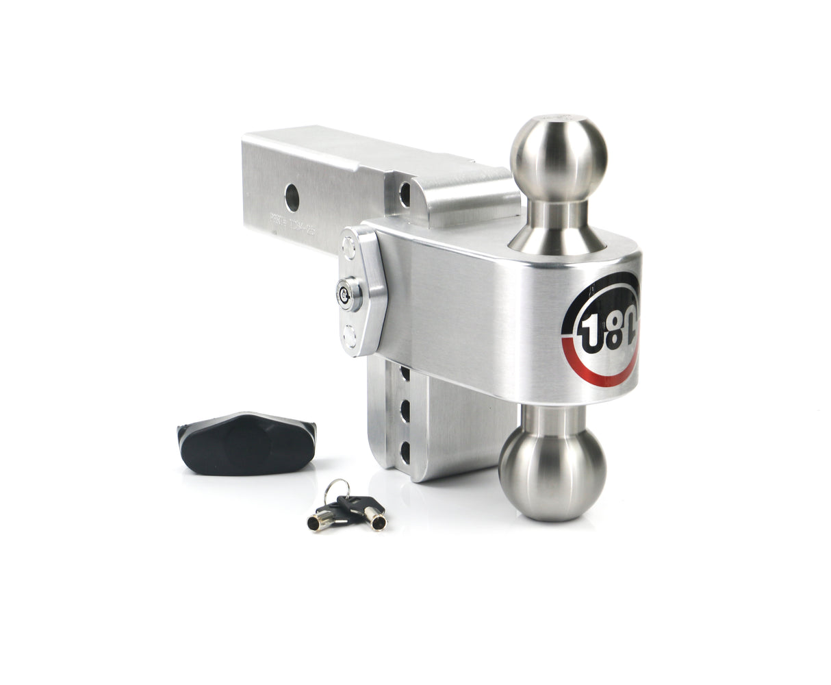 Weigh Safe - LTB4-2.5 Turnover Ball 4" Drop Hitch with 2.5" Shank