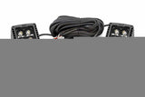 Rough Country - Jeep 2-inch LED Lower Windshield Kit (18-21 Wrangler JL, 20-21 Gladiator JT - Black-Series w White DRL) - 70052DRL