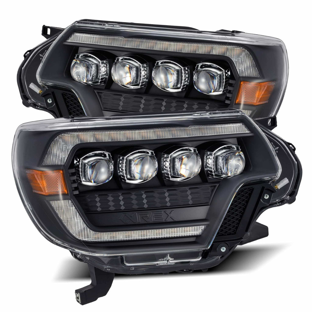 AlphaRex 880753 LED Projector Headlights in Black