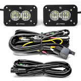 Baja Designs - 487808 - S2 Pro Black Flush Mount LED Light Pod Reverse Kit