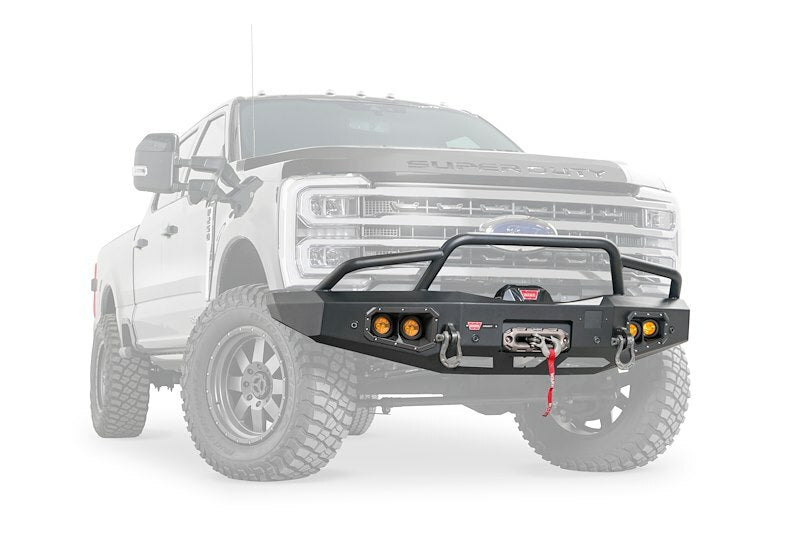 Warn - ASCENT BUMPER WITH PRERUNNER GUARD FORD SUPER DUTY - 110760