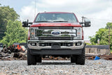 Rough Country - LED Light Kit - Grille Mount - 8" Black Pair - Ford F-250 Super Duty (17-19) - 70697