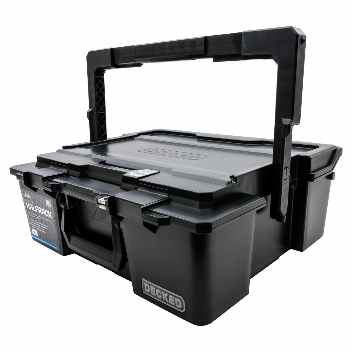 Decked - Halfrack 32 - D-co Case - includes one (1) D-Co tray - all black - A0020-HRAK-BLK