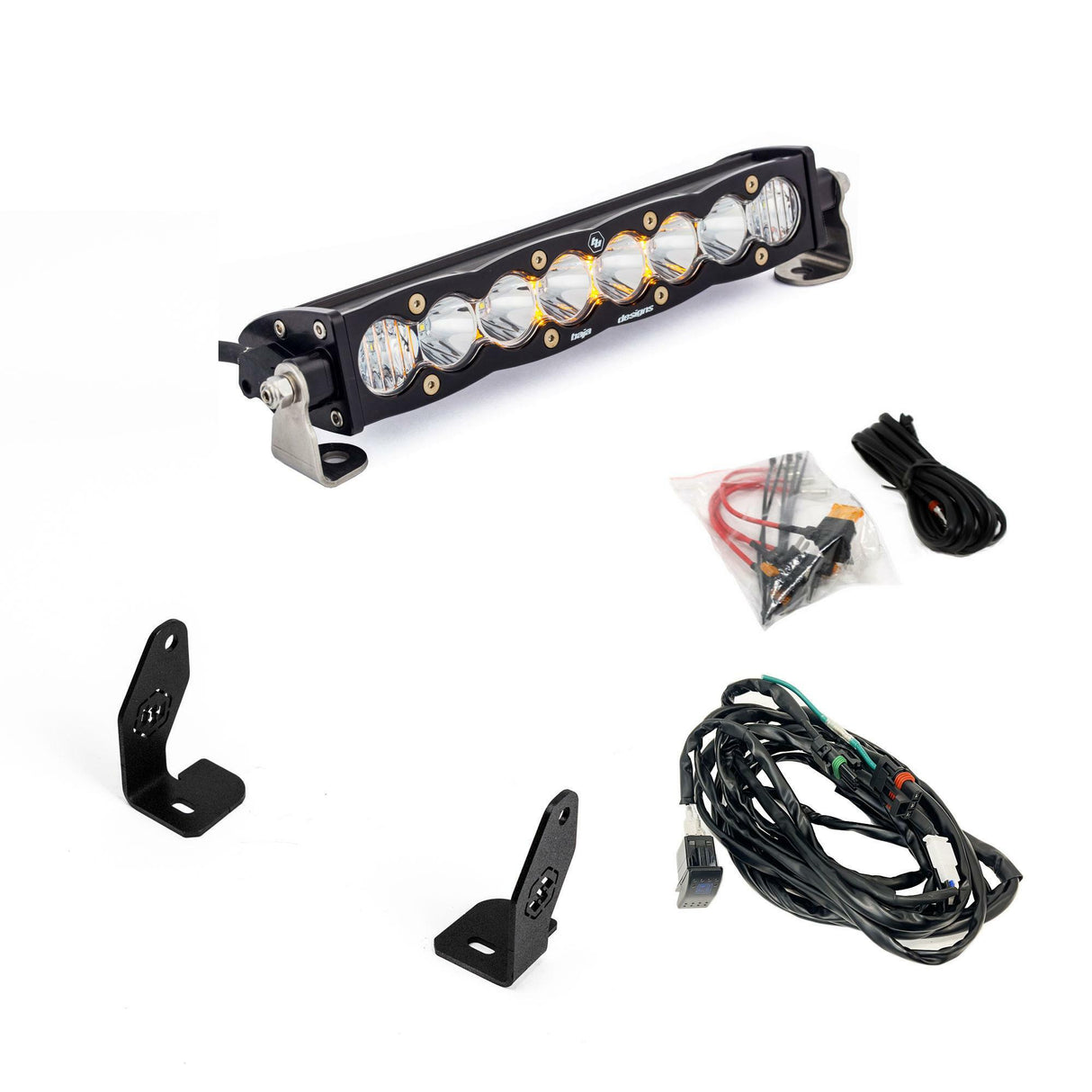Baja Designs 44-8299 S8 10" Light Bar Hood Mount Kit