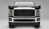 T-Rex Grilles - 1 Pc Laser Cut Pattern Mild Steel Stealth Laser X Grille Insert - Does not fit XL base model with black utility grille - 7715461-BR
