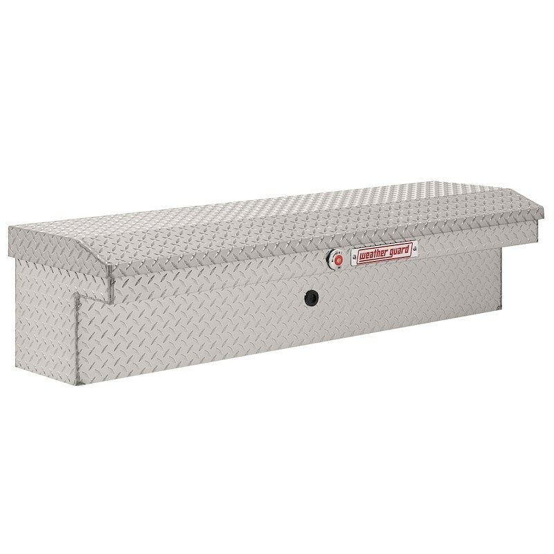 Weather Guard - Model 178-0-04 56in Low Profile Lo-Side Box, Aluminum, Clear, 4.0 cu ft - 178-0-04