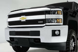 T-Rex Grilles - 2 Pc Small Mesh Mild Steel Upper Class Bumper Grille Overlay - 52122