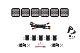 Diode Dynamics - SS5 Pro  Universal CrossLink 6-Pod Lightbar White Combo - DD7244