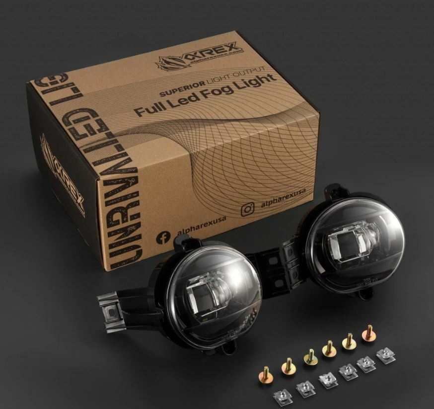 AlphaRex 210005 DoubleTap Dual Color LED Projector Fog Lights