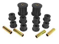 Rear Leaf Spring Bushing Kit, Black; 84-01 Jeep Cherokee XJ
