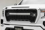 T-Rex Grilles - 2019-2021 GMC Sierra 1500 Laser Torch Grille, Black, Mild Steel, 1 Pc, Insert - PN #7312281 - 7312281