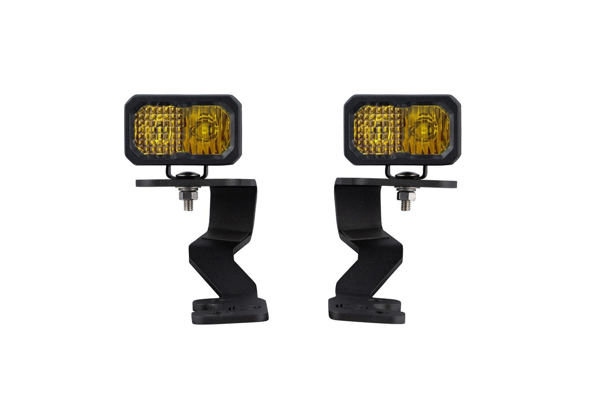 Diode Dynamics - Stage Series Ditch Light Kit for 2022+ Toyota Tundra, C2 Sport Yellow Combo - DD7390
