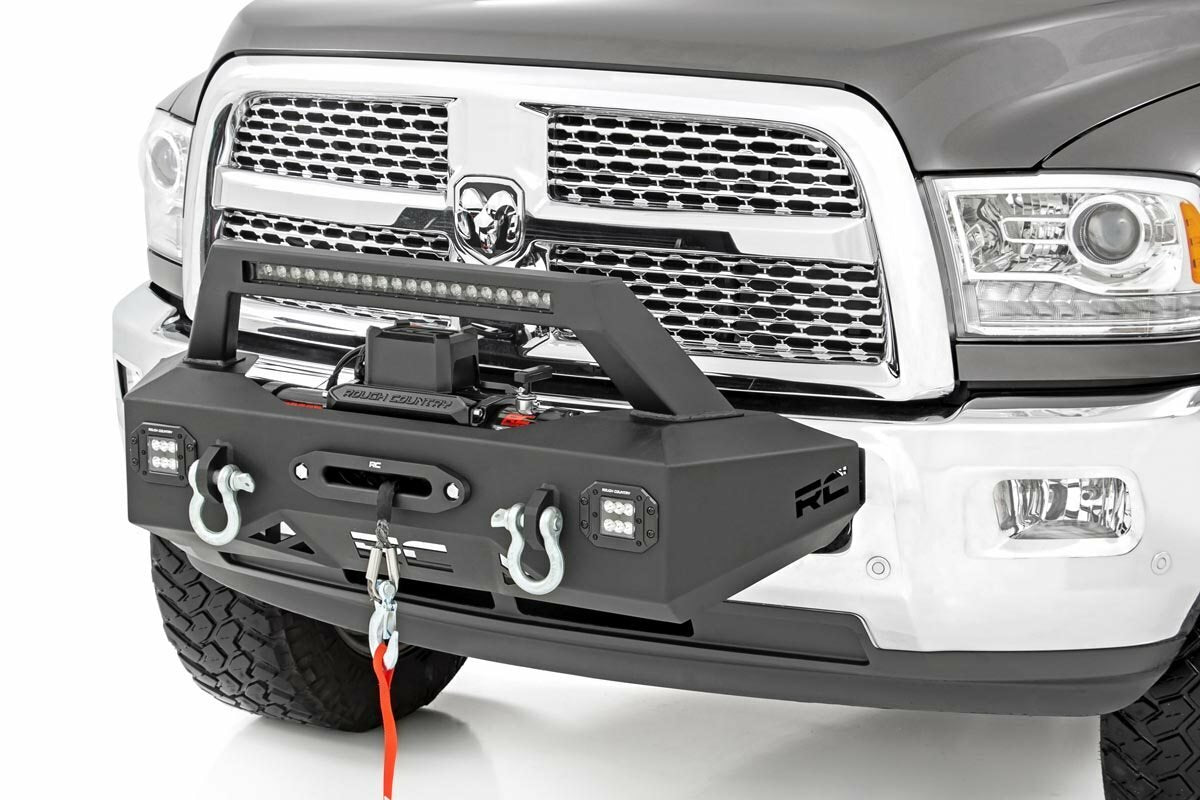 Rough Country - EXO Winch Mount Kit - Ram 2500 2WD 4WD (2014-2018) - 31007