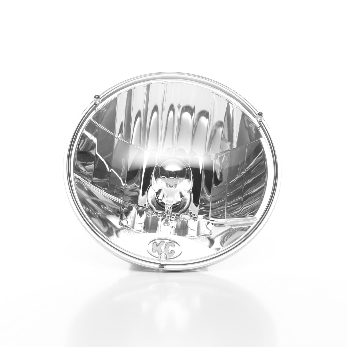 KC Hilites - 7" Halogen Single H4 DOT Headlight Replacement for 97-06 Jeep TJ - #4230 - 4230