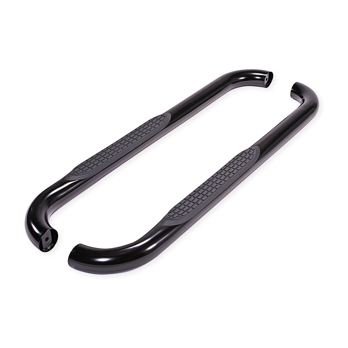 TrailFx - 3" Round Step Bar For Jeep Wrangler JK- Black (1160632073)