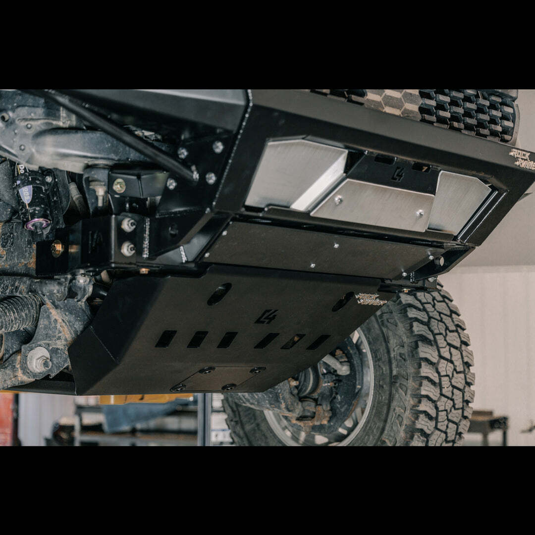 C4 Fabrication - Tacoma Rock Runner Front Skid Plate w/Cross Member Delete/ 3rd Gen / 2016-2023 - 1200-5516