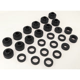 Body Mount Kit, Black; 81-86 Jeep CJ8