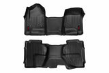 Rough Country Floor Mats - FR & RR - OV Hump - Ext Cb - Chevy GMC 1500 2500HD 3500HD 2WD 4WD - M-21142