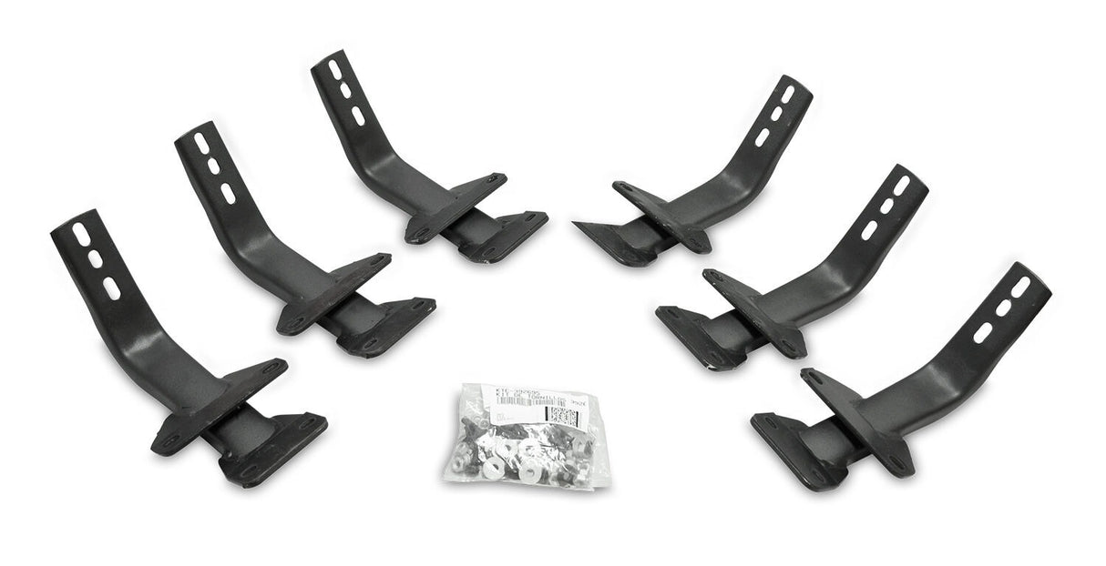 Go Rhino 6862415552T - 6" OE Xtreme II SideSteps With Mounting Bracket Kit - Textured Black