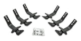 Go Rhino 6862415552T - 6" OE Xtreme II SideSteps With Mounting Bracket Kit - Textured Black
