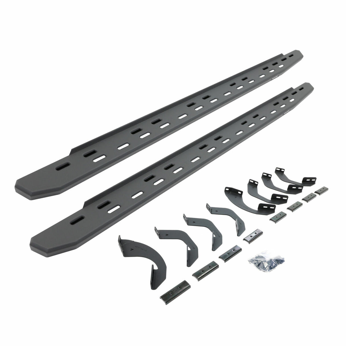 Go Rhino 69643580SPC - RB30 Slim Line Running Boards with Mounting Bracket Kit - Textured Black
