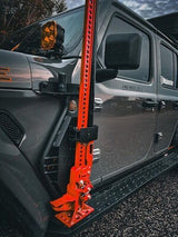 Go Rhino 701011T Exterior Hi-Lift Jack Mount with Clamp for Jeep Wrangler JL, JLU, Gladiator JT