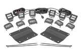 LED Light Kit - Fog Mount - Triple 2(in.) Black Pair - Spot/Flood - Ford Bronco (21-24)