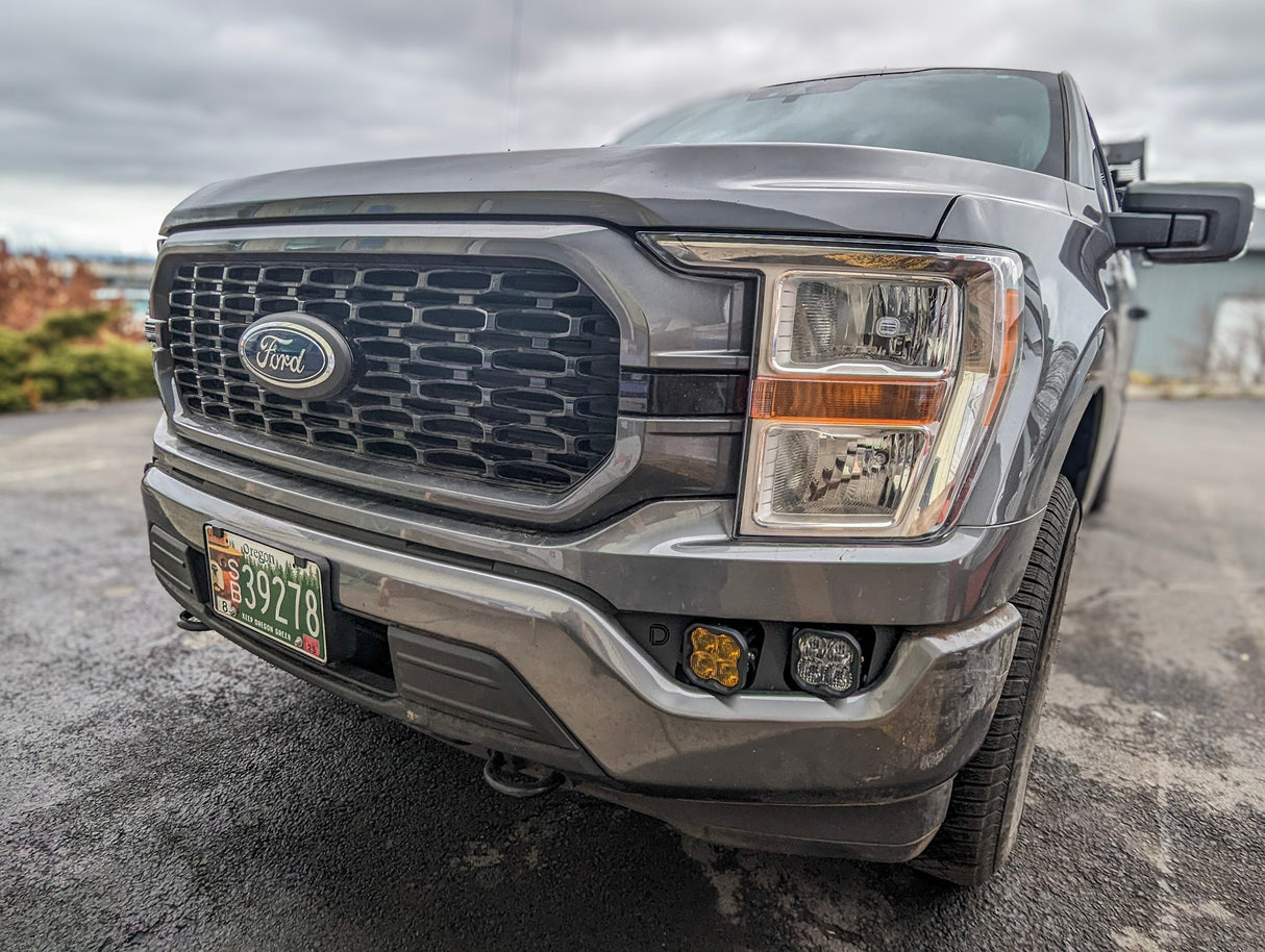 Diode Dynamics - SS3 LED Fog Pocket Kit for 2021-2022 Ford F-150, Yellow Pro - DD7313