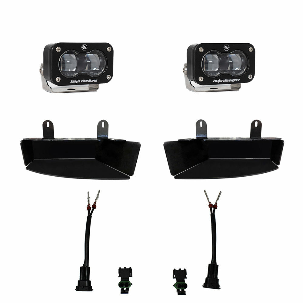 Baja Designs - Baja Designs - 448165 - Dodge, Ram S2 SAE Fog Pocket Light Kit