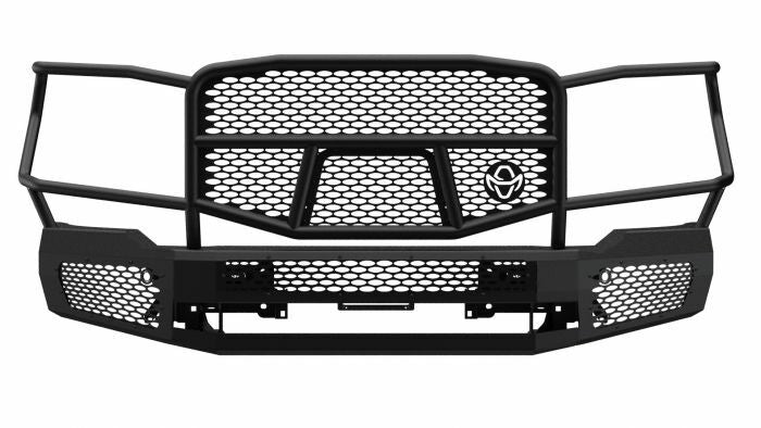 Ranch Hand - Midnight Front Bumper with Grille Guard for Select GMC Sierra 2500, 3500 HD - MFG201BM1
