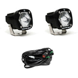 Baja Designs - 387801 - S1 Black LED Auxiliary Light Pod Pair