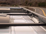 Flatline Van Co. - 2007-2025 Mercedes-Benz Sprinter 170 Extended Low Pro Roof Rack Fiamma F80 Awning Kit - SP0141B