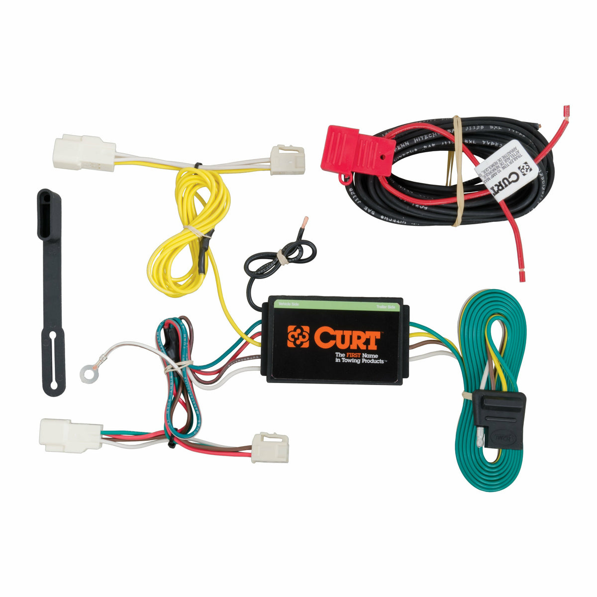 Curt - Custom Wiring Harness, 4-Way Flat Output, Select Subaru Impreza, BRZ, Scion FR-S - 56212
