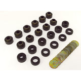 Body Mount Kit, Black; 97-03 Jeep Wrangler TJ