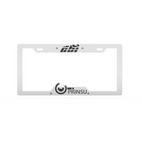 Prinsu - License Plate Cover - White/Black - 600-000-000-151
