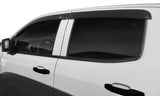 Husky Liners 2854049 Low Profile Dark Smoke Ventvisor Side Window Deflector, 4-Piece Set for 2015-2023 Chevrolet/GMC Colorado/Canyon