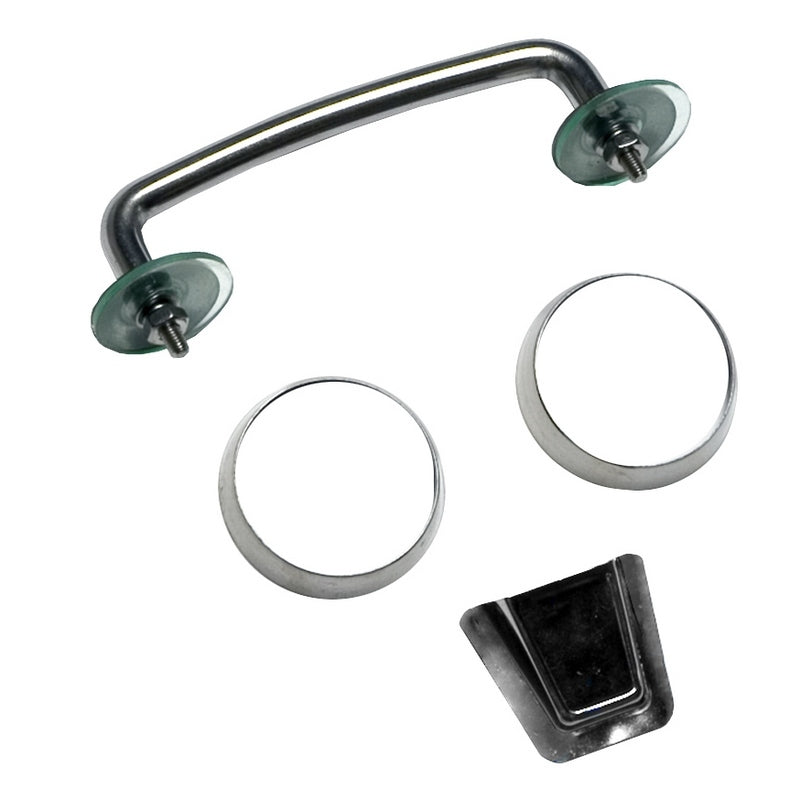 Rugged Ridge 11101.05 Windshield Tie Down Kit, Stainless Steel; 07-12 Jeep Wrangler JK