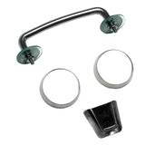 Rugged Ridge 11101.05 Windshield Tie Down Kit, Stainless Steel; 07-12 Jeep Wrangler JK
